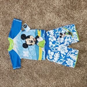2 Piece Mickey Mouse Swim Set